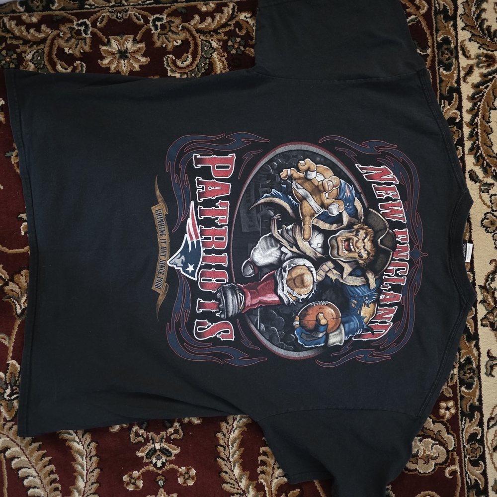 New England Patriots Graphic Tee Heavy Fade XXL